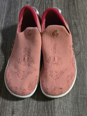 Groundies Knit Slip-On Sneakers in Terracotta Pink